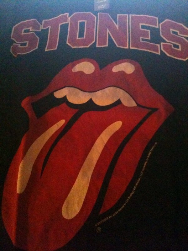Popular Rolling Stones vintage t shirt logo