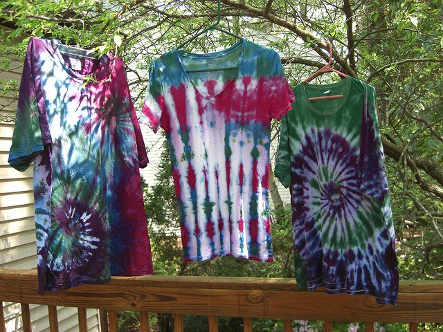 retro t shirts Customised tie dye t shirts