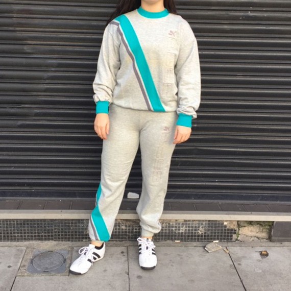 vintage sportswear - Puma Grey Tracksuit