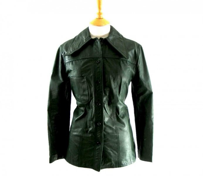 outerwear 70s leather jacket
