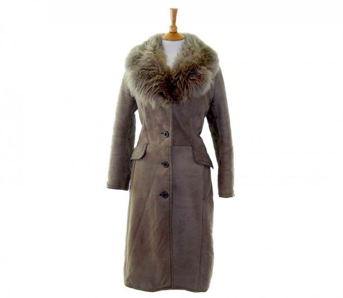 outerwear outerwear - Fur trim vintage coast