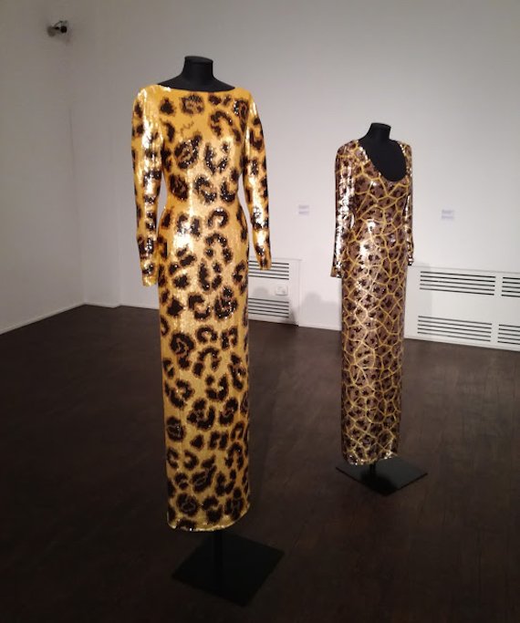 Animal prints in sequins. Animal prints in sequins.