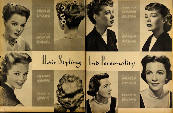 Hollywood hair, 1951