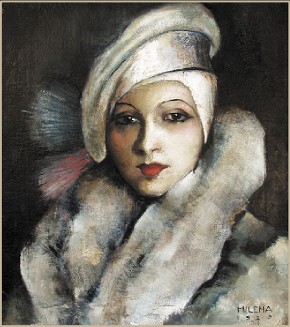 Portrait by Milena Pavlovic Barilli, 1929