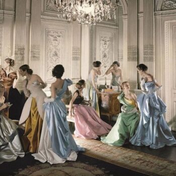 This is probably the most famous Cecil Beaton photograph of models wearing Charles James gowns. Courtesy of the Metropolitan Museum of Art