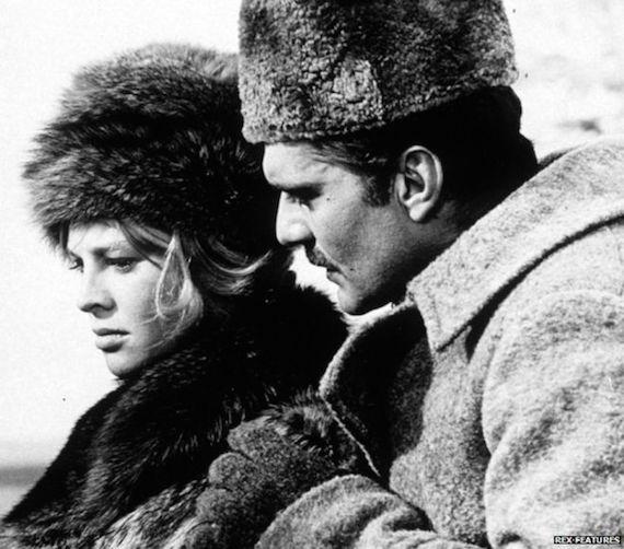 clothes from the sixties - Julie Christie and Omar Sharif in Dr Zhivago