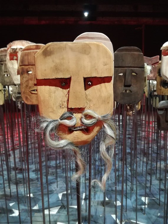 Venice Biennale - Chilean Mapahuche Mask. Venice Biennale - Chilean Mapahuche Mask.