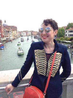 Style snapshots at the Venice Biennale, My Zara jacket was a hit!