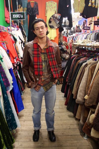 1970s leather jacket mens