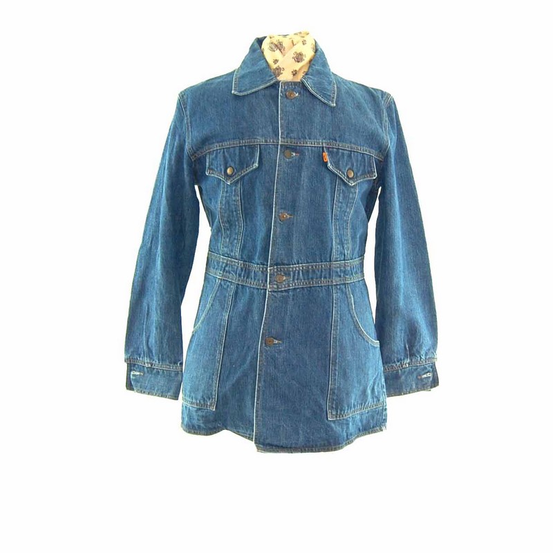 70s Levis Denim Safari Jacket - Blue 17 