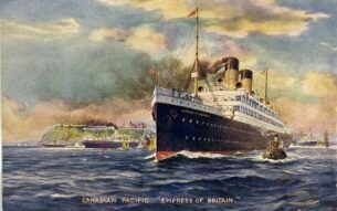 Ocean Liners - Empress of Britain pre-1924