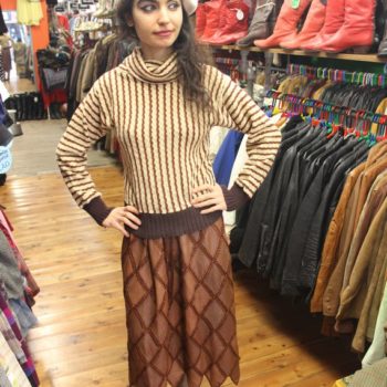 80s leather skirts.