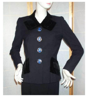 Surrealism in Fashion: Model as Chimera - Elsa-Sciaparelli-World-Button-Dress-collection-Daniel-Milford-Cottam