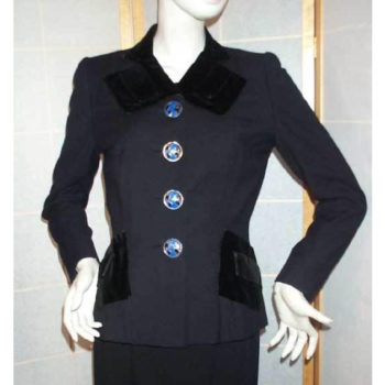 Surrealism in Fashion: Model as Chimera - Elsa-Sciaparelli-World-Button-Dress-collection-Daniel-Milford-Cottam