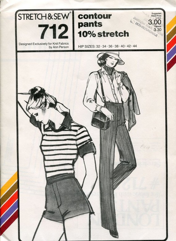 1980s stretch contour pants 1980s stretch contour pants