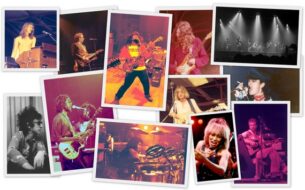 Five of the greatest 80s fashion trends - Collage of photos of musicians from the 1970s/80s