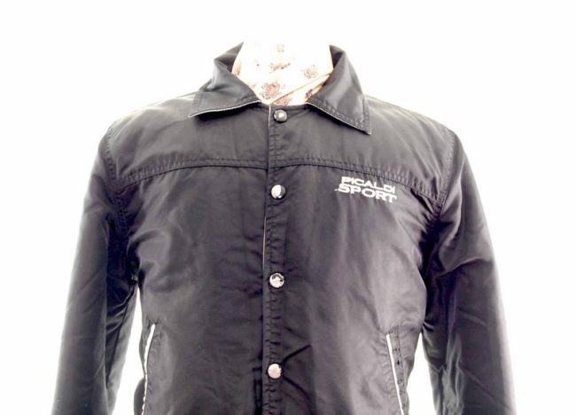 Teen Black Sport Bomber Jacket front