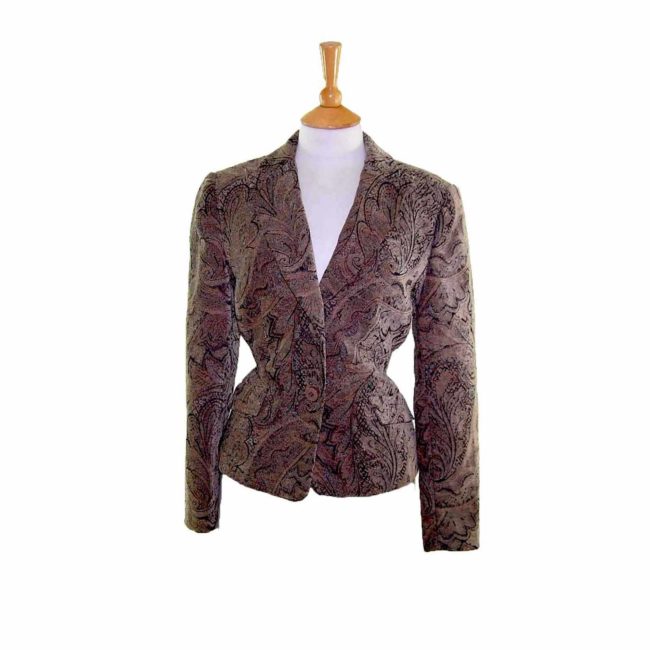 Green Paisley Tapestry Jacket