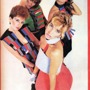 retro outfit 80's female