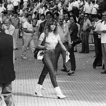 black and white 80s fashion