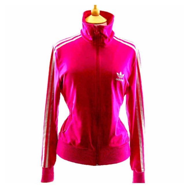 90s Barbie Pink Ladies Adidas Tracksuit Top