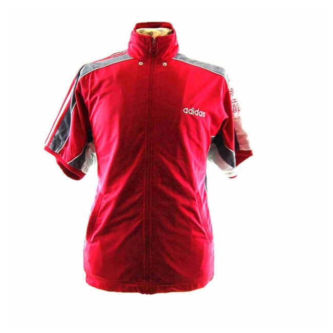 90s Red Adidas Top