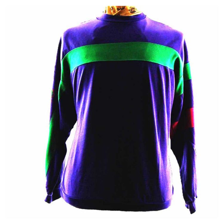 Purple Adidas Sweatshirt Mens - L