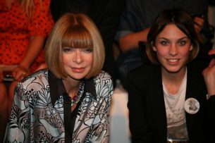 LFWSS19. Anna Wintour & Alexa Chung.