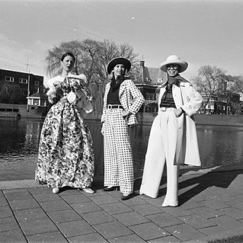 Mannequins modeling Nina Ricci clothes at the Hilton hotel, Bestanddeelnr