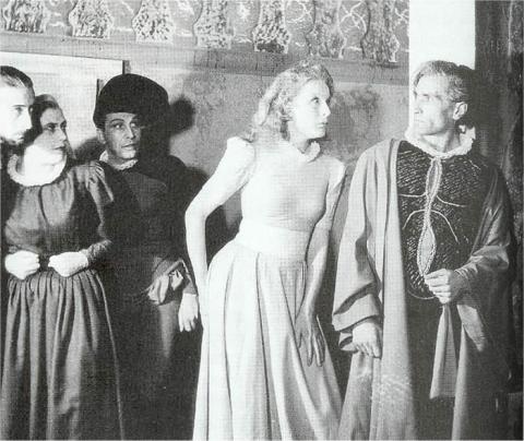 CECILE BRUSSON(CENTRE) AND ANTONIN ARTAUD (RIGHT) IN LES CENCI. IMAGE VIA AMHERST UNIVERSITY. CECILE BRUSSON(CENTRE) AND ANTONIN ARTAUD (RIGHT) IN LES CENCI. IMAGE VIA AMHERST UNIVERSITY.