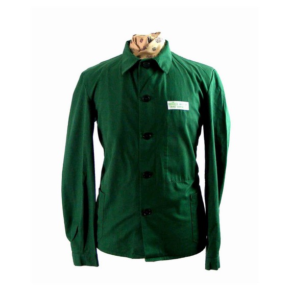 Green workwear jacket