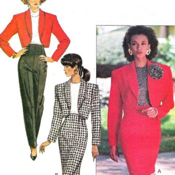 80s clothes for sale cheap in The UK.1980s-Womens Suit Pattern Butterick