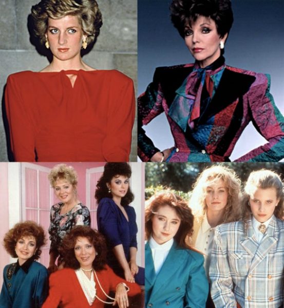 Photo montage of 80s Womens fashion photos.553x600 Photo montage of 80s Womens fashion photos.553x600