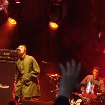 Oasis performing live in sunderland. Retro Clothing UK