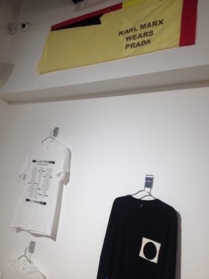 Comme Des Marxists at the Fashion Space Gallery. Image Genevieve Jones.