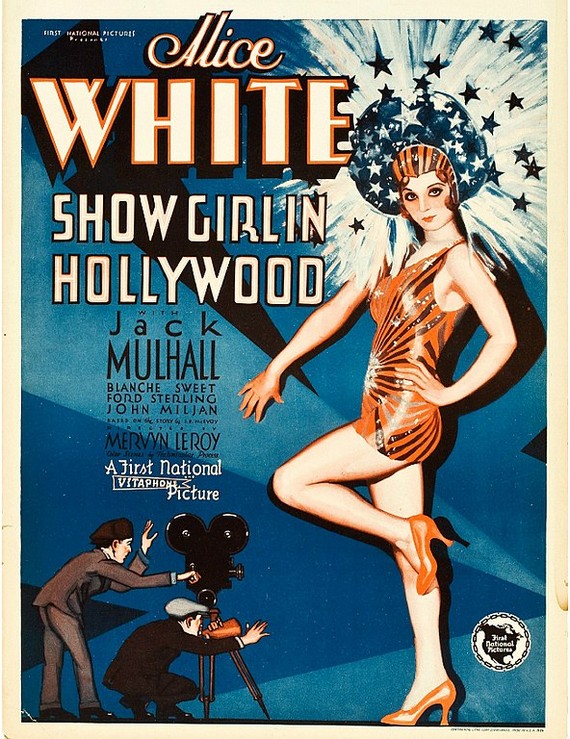 Poster from the 1930 film Showgirl in Hollywood Poster from the 1930 film Showgirl in Hollywood