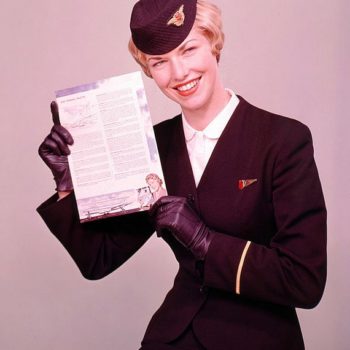 vintage online uk - Have web, will travel - Air Hostess Uniform, 1959