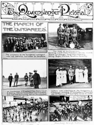 What is the difference between dungarees and jeans-Visual record of the March of the 'Dungarees' in November 1915.