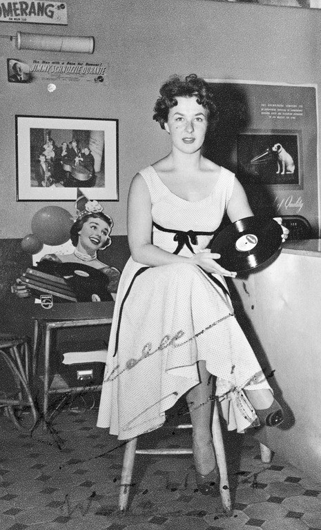 Late 1950s style, Finnish vocalist Seija Lampila Late 1950s style, Finnish vocalist Seija Lampila