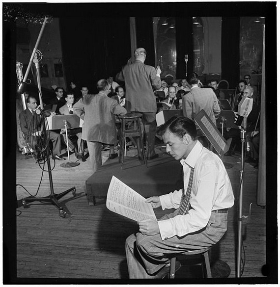 Portrait of Frank Sinatra and Axel Stordahl, Liederkrantz Hall, New York, N.Y., ca. 1947 Portrait of Frank Sinatra and Axel Stordahl, Liederkrantz Hall, New York, N.Y., ca. 1947