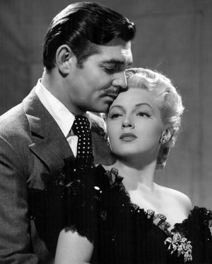 30s and 40s fashion - Clark Gable and Lana Turner for the film Honky Tonk,1941