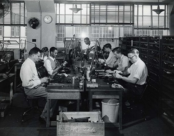 Office workers operating Census Machines, 1950s Office workers operating Census Machines, 1950s