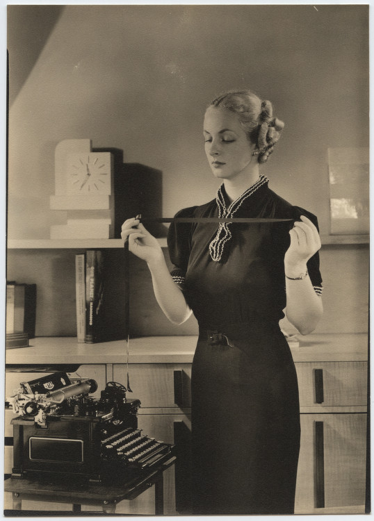 Woman office worker, circa. 1930s Woman office worker, circa. 1930s