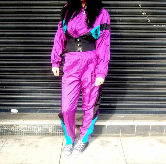 80s shell suit jacket and trousers 80s shell suit jacket and trousers