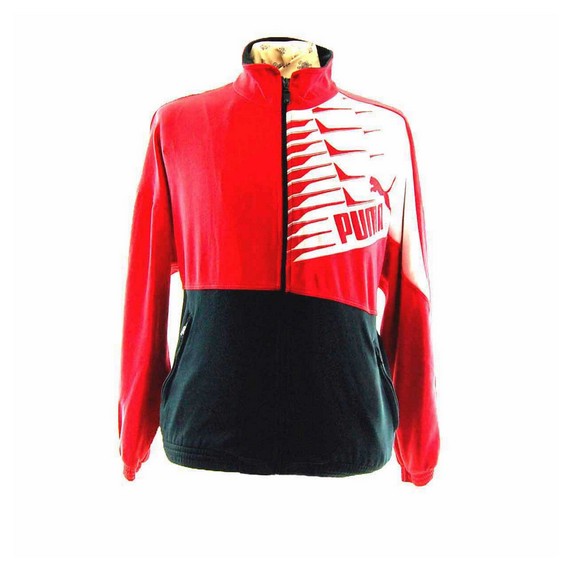 90s Red Puma Track Top 90s Red Puma Track Top