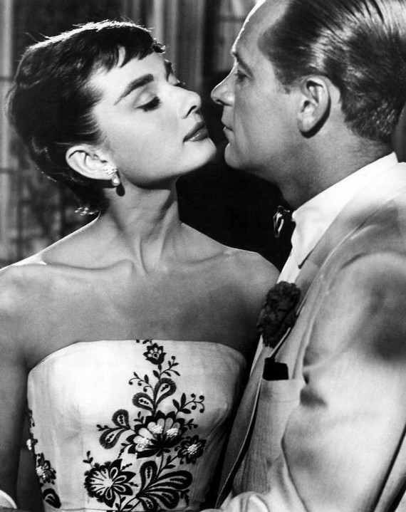 1954 publicity portrait photo for the film Sabrina with William Holden and Audrey Hepburn 1954 publicity portrait photo for the film Sabrina with William Holden and Audrey Hepburn