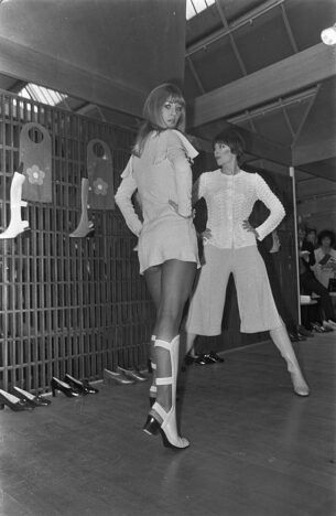 Swinging London- Mary Quant summer collection show, 1969