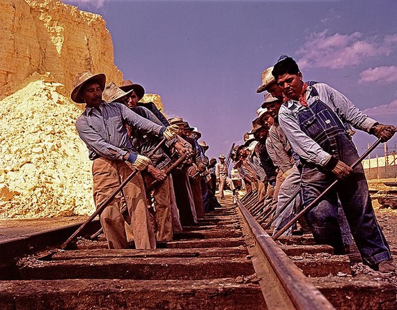 Railroad workers Texas, USA, 1939 Railroad workers Texas, USA, 1939