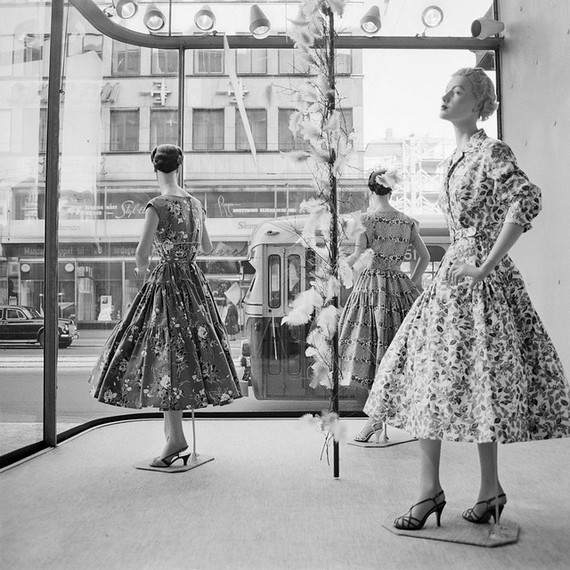 Shopfront at Norrmalmstorg in Stockholm 1957 Shopfront at Norrmalmstorg in Stockholm 1957