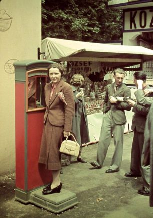 Vintage work clothes, Budapest, Hungary, 1939